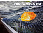 20m Gutter Guard Mesh Aluminium Guards Twigs Filter Garden Leaf Brush DIY Black