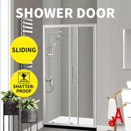 Levede Shower Screen Screens Door Seal Enclosure Glass Panel Frameless Hinges