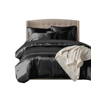 Dreamz Quilt Cover Set Silky Satin Quilt Cover Luxury Duvet Pillowcases Summer.
