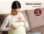 Portable Electric Breast Pump Wearable USB Silent Hands-Free Automatic Milker