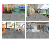 Marlow 20x Carpet Tiles Box Heavy Commercial Retail Office Flooring 50X50cm Blue