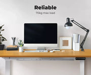 Levede Desktop For Motorised Adjustable Desk Electric Sit Stand Table 120X60CM