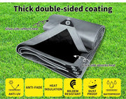 Manan Heavy Duty Tarps 200GSM Tarpaulin Waterproof Poly Camping Tent Sun Cover
