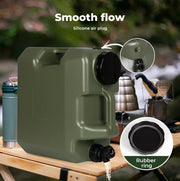 Mountview Water Container Jerry Can Bucket Camping Outdoor Storage Barrel Green