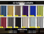 2X Blockout Curtains Blackout Window Curtain Draperies Pair Eyelet Bedroom Decor