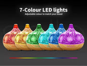 Aromatherapy Diffuser 3D Aroma Essential Oils Ultrasonic Air Humidifier Purifier