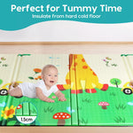 Bopeep Kids Play Mat Baby Crawling Pad Floor Foldable XPE Foam Non-slip Carpet