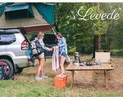 Levede Folding Camping Table Chair Set Portable Picnic Outdoor Egg Roll BBQ Desk