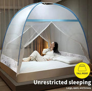 Dreamz Mosquito Bed Nets Foldable Canopy Dome Fly Repel Insect  King - Brown