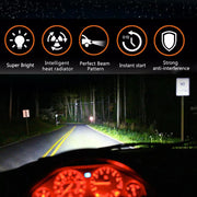 4 Side Cree LED Car Headlight 160W 2500LM H4 High Low Beam Replace Xenon HID