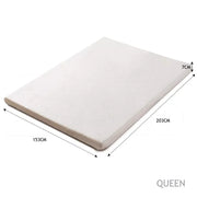 Dreamz Mattress Topper Memory Foam Toppers 7CM Underlay Breathable Mat Queen