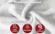 Santaco Throw Blanket Xmas Double Sided Warm Fleece Christmas Gift 200X150cm