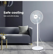 Spector Pedestal Floor Fan Portable Commercial Table Cooling Fans 3 Speed