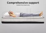 Dreamz Mattress Pocket Spring Bed Queen Double King HD Foam Medium Firm 21-30CM