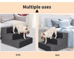 Pawz Pet Ramp Memory Foam Dog Cover Stairs Portable Cat  For Bed 4 Large Step