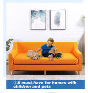 Couch Sofa Seat Covers Stretch Protectors Slipcovers 4 Seater Orange