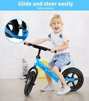 Bopeep Kids Balance Bike Ride On Toys Push Bicycle Children Outdoor Toddler Safe