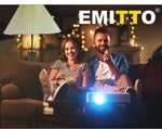 Emitto Modern Tripod Floor Lamp Linen Fabric Lampshade Home Decor Reading Beige