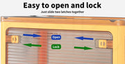 Large Storage Box Stackable Clothes Container Closet Organizer 5Side Open Wheels