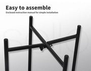 Levede 2 Tiers Plant Stand Outdoor Indoor Metal Flower Pots Rack Garden Shelf