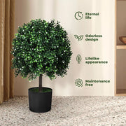 Lambu Artificial Plants in Pot Green Faux Plant Outdoor Bonsai 112CM-1PCS