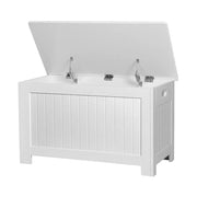 Levede Kids Toy Box Storage Chest Cabinet Container Clothes Organiser White