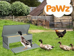 Pawz 10KG Auto Automatic Chicken Feeder Self-opening Poultry Chook Treadle