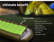 Mountview Sleeping Bag Outdoor Camping Single Bags Hiking Thermal -20℃ Winter