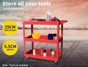 Traderight Tool Cart Trolley Toolbox Workshop Garage Storage Organizer 150KG