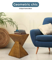 Levede Side Table Coffee Terrazzo Magnesia Concrete Stool Stand Outdoor