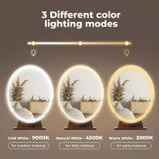 Levede LED Dressing Table Stool Set Mirror Lighted Vanity Makeup Desk Drawers