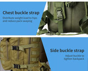 Slimbridge 40L Army Green  Military Tactical Backpack Rucksack Camping Travel