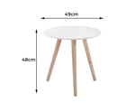 Levede Side Table Coffee Bedside End Tables Antique Storage Modern Plant Stands