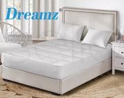 Dreamz Mattress Topper Pillowtop 1000GSM Bamboo Underlay Protector Pad King