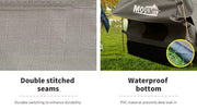 Mountview Double Swag Camping Swags Canvas Dome Tent Hiking Mattress Grey.
