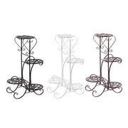 Levede Plant Stand Outdoor Indoor Metal Flower Pots Rack Corner Planter Shelf