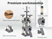 Pawz Cat Tree Scratching Post Scratcher Tower Condo Furniture Ceiling High 210cm