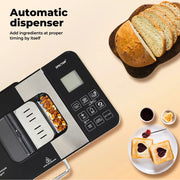 Spector Bread Maker Machine Stainless Steel Automatic Dispenser Knead