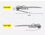 Manan Electric Window Regulator Front Pair LH+RH Holden Commodore VT VX VU VY