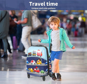 Bopeep Kids Luggage Set 16''13'' 2PCS Travel Suitcase Child Bag Backpack Travel