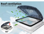 Manan Caravan RV Roof Vent Hatch Skylight Trailer Camper Motorhome 400mmx400mm