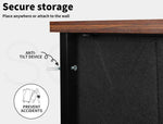 Levede Storage Cabinet Chest of 10 Drawers Vintage Fabric Dresser Tallboy Retro