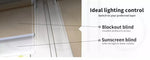 Roller Blinds Blackout Blockout Curtains Double Window Sunshade Mordern Shades