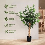 Lambu  Artificial Plants in Pot Artificial Potted Shrubs Fake Tree 65 Cm