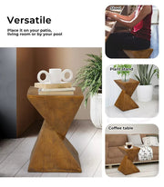 Levede Side Table Coffee Terrazzo Magnesia Concrete Stool Stand Outdoor
