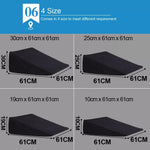 Cool Gel Memory Foam Bed Wedge Pillow Cushion Neck Back Support Sleep with Cover