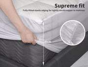 Dreamz Mattress Topper Pillowtop 1000GSM Bamboo Underlay Protector Pad Double