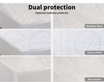 Dreamz Mattress Protector Bamboo Cotton Cover Waterproof /8cm Topper Queen King.