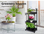 Levede Plant Stand 3/4/5 Tiers Outdoor Indoor Metal Flower Rack Garden Shelf
