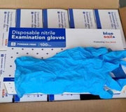 New Carton 10x 100pcs Nitrile Exam Gloves Size S/M/L Powder-Free Thick 